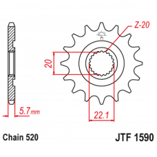 Звезда ведущая , JT 1590.12