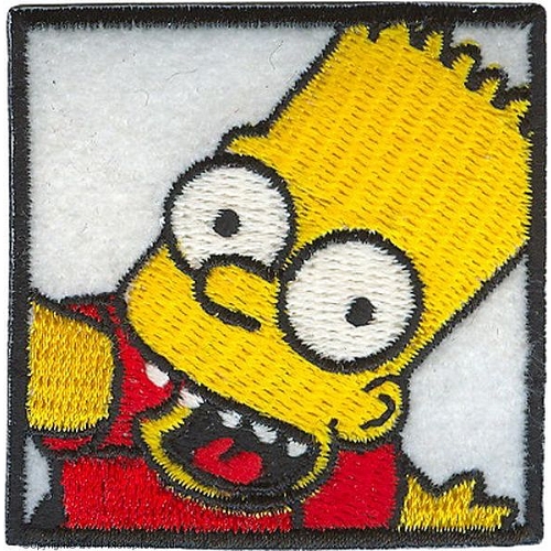 Bart Simpson с термоклеем.