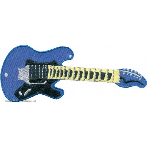 Нашивка Guitar blue - Гитара синяя