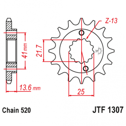 Звезда ведущая , JT 1307.14