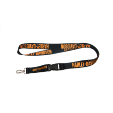 Шнурок для ключей Harley-Davidson чёрно-оранжевый, MTR (LY15)
