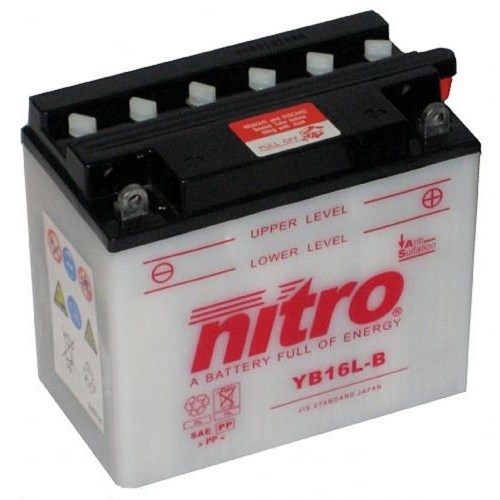 Аккумулятор Nitro YB16L-BN, 12V, AGM