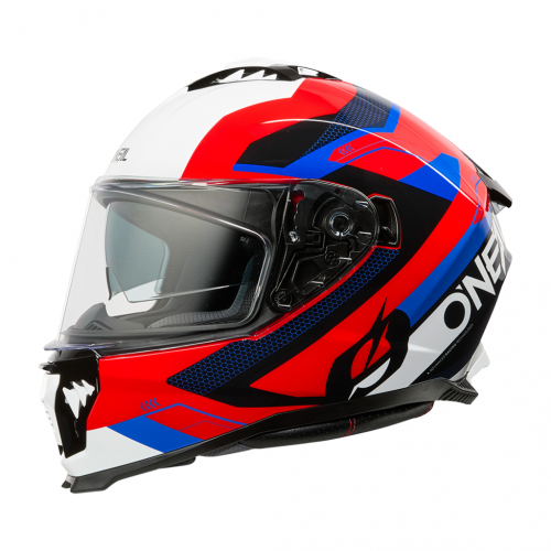 Шлем интеграл O'NEAL Challenger EXO red/blue V.25, глянец