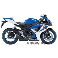 CRAZY IRON Дуги SUZUKI GSXR600/750 `06-`10 + Слайдеры на дуги