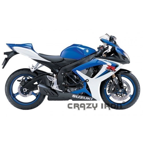 CRAZY IRON Дуги SUZUKI GSXR600/750 `06-`10 + Слайдеры на дуги
