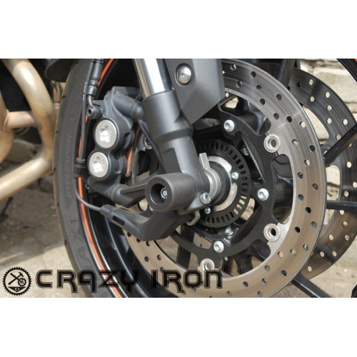 CRAZY IRON Слайдеры YAMAHA MT-09, TRACER, FZ-09, XSR900 в ось переднего колеса CRAZY IRON Слайдеры YAMAHA MT-09, TRACER, FZ-09, XSR900 в ось переднего колеса