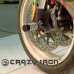 CRAZY IRON Пеги в ось переднего колеса SUZUKI GSXR600/750 `06-`10