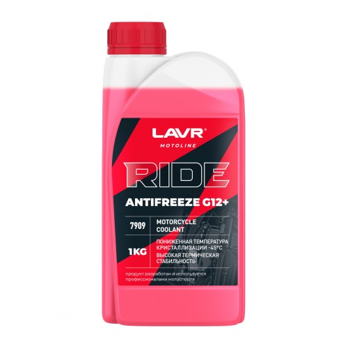 LAVR MOTO ANTIFREEZE RIDE G12+, 1 кг